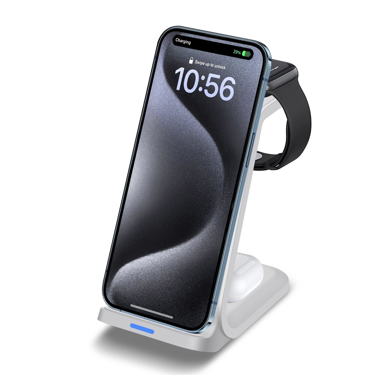 3-in-1 Wireless Charging Station – For iPhone, AirPods & Apple Watch
